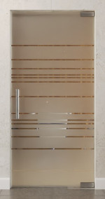 Bild von Quer Motiv klar Glaspendeltür DORMA Mundus BTS Variante 1 - Erkelenz