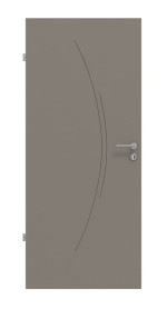 Frontansicht von Signum 49 Basic Lack Taupe RAL 7048 Innentür - Huga