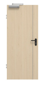 Frontansicht von GARANT Rauchschutztür Corona 850 Authentic Sand CePaL