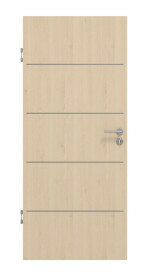Frontansicht von GARANT Schallschutztür Corona 830 Authentic Sand CePaL