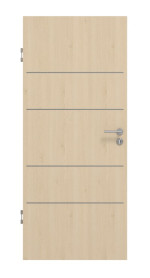 Frontansicht von GARANT Schallschutztür Corona 833 Authentic Sand CePaL