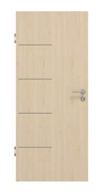 Frontansicht von GARANT Schallschutztür Corona 834 Authentic Sand CePaL