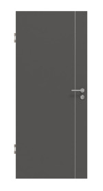 Frontansicht von GARANT Schallschutztür Corona 850 Ebony CePaL