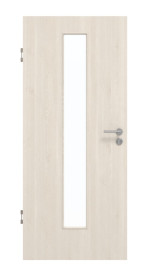 GARANT Schallschutztür Authentic Perl GCK08 mit Lichtausschnitt LA-4 mittig