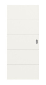 HÖRMANN Schiebetür Groove 15 Weißlack DesignLine