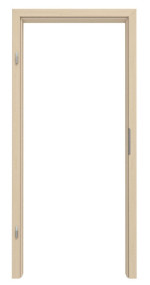 Frontansicht von GARANT Zarge Authentic Sand CPL mit runder Kante