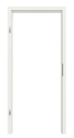 Frontansicht von Zarge Dekor Weiß RAL 9003 mit runder Kante - Classen