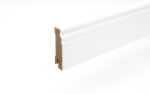 Perspektive Sockelleiste 18 x 70 x 2440 mm MDF weiß Altdeutsch 70 Clip-Nut