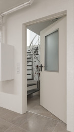 Detail-Milieuansicht von Innentür-Set Stahl mit Feuerschutzfunktion H16-1 OD mit Rechteckverglasung Ausschnitt 2 inkl. Eckzarge - Hörmann