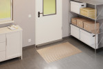 Milieubild Garage mit Metallregal, Schrank und Aluprofilmatte ROBUST Rips T11PP kokos - Entrada