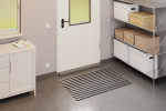 Milieubild Garage mit Metallregal, Schrank und Aluprofilmatte ROYAL Rips T03PP anthrazit - Entrada