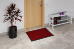 Milieubild Hausflur mit Pflanze und Schuhregal mit Fußmatte ColourLine 134 rot 60 x 85 cm - Entrada