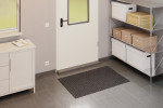 Milieubild Garage mit Metallregal, Schrank und Rauhaarripsmatte EASY 12 anthrazit - Entrada