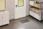 Milieubild Garage mit Metallregal, Schrank und Schuhabtreter HOME Rips T05PP grau / Brush BL01 schwarz 75 x 50 cm - Entrada