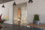 Milieubild von Amara Motiv klar 2-flg. Glaspendeltür mit Oberlicht DORMA Mundus BTS Variante 10 - Erkelenz