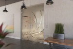 Milieubild von Cristall Motiv klar 2-flg. Glaspendeltür mit Oberlicht DORMA Mundus BTS Variante 10 - Erkelenz