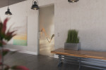 Milieubild von Sinus 2 Motiv klar Glaspendeltür mit Oberlicht DORMA Mundus BTS Variante 7 - Erkelenz