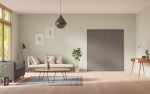Front-Milieuansicht von GARANT Doppelflügeltür Corona 850 Ebony CePaL mit Zarge