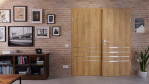 Front-Milieuansicht von CLASSEN Doppelflügeltür 4.14 Hickory Eiche CPL inkl. Zarge