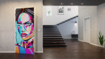 Original Pop Art Frau mit schwarzem Haar - Art of Demencia 2