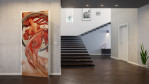 Milieubild 3 von Alfons Mucha Reproduktion auf eigener Innentür Tanz