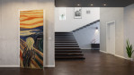 Milieubild 3 von Edvard Munch Reproduktion Der Schrei
