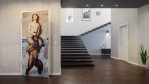 Milieubild 3 von Franz Stuck Reproduktion Faun und Hals