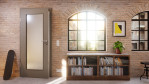 Detail-Milieuansicht von Hygge Grau RAL 7037 LA 8 Mattlack Basic Innentür - Huga