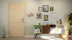 Front-Milieuansicht von GARANT Wohnungseingangstür Corona 832 Authentic Sand CePaL