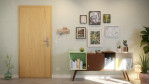 Front-Milieuansicht von GARANT Wohnungseingangstür Corona 850 Authentic Asteiche CePaL