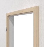 Detailansicht von GARANT Blendrahmen für Schallschutztüren Authentic Sand CePaL mit runder Kante