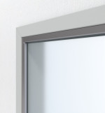 Detailansicht von Durchblickfenster Feuerschutzglas HW 190 F mit einteiliger Umfassungszarge - Hörmann in RAL 7035
