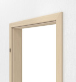 Detailansicht von GARANT Zarge für Wohnungseingangstüren Authentic Sand CePaL mit runder Kante
