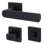 3. Bild von SÜDMETALL Türgriff Korsika Quadro-R Schwarz matt Top Speed