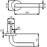 Technische Zeichnung Patrik II-R - Südmetall