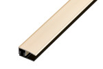 Ansicht von PROVARIOclip Uni Abschlussprofil Aluminium 7-18mm eloxiert Champagne 100cm - Proline