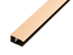 Ansicht von PROVARIOclip Uni Abschlussprofil Aluminium 7-18mm Buchefurnier lackiert 100cm - Proline