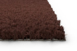 Schräge Detailansicht von Kokosmatte braun 006 80 cm - Entrada
