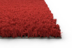 Schräge Detailansicht von Kokosmatte rot 001 100 cm - Entrada