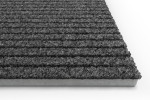 Schräge Detailansicht von Rauhaarripsmatte EASY 12 anthrazit - Entrada