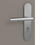 Detailansicht der Oberfläche von Taupe RAL 7048 ProLine Lack Wohnungseingangstür - Hörmann