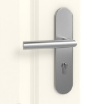 Detailansicht der Oberfläche von Carolina 1 ClassicLine Weißlack Wohnungseingangstür - Hörmann