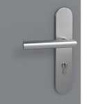Detailansicht der Oberfläche von Ultramatt Staubgrau ProLine Wohnungseingangstür - Hörmann