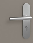 Detailansicht der Oberfläche von Signum 19 Basic Lack Taupe RAL 7048 Wohnungseingangstür - Huga