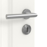Detailansicht der Oberfläche von Carolina 4 ClassicLine Weißlack Doppelflügeltür inkl. Zarge - Hörmann
