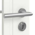 Detailansicht der Oberfläche von Cofi 40 LA-02 Weißlack RAL 9016 Premium Doppelflügeltür inkl. Zarge