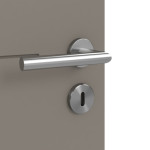 Detailansicht der Oberfläche von Signum 34 Basic Lack Taupe RAL 7048 Doppelflügeltür inkl. Zarge - Huga