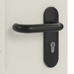 Detailansicht der Oberfläche von Innentür-Set Stahl Mehrzwecktür STU/STS MZ-1 mit LA-B2 inkl. 2-schaliger Umfassungszarge - Hörmann