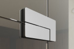 Details von Bahia Motiv matt 2-flg. Glaspendeltür mit einem Seitenteil und Oberlicht DORMA Mundus BTS Variante 11 - Erkelenz