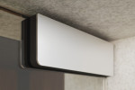 Detailsansicht von Sinus 2 Motiv matt 2-flg. Glaspendeltür DORMA Mundus BTS Variante 4 - Erkelenz